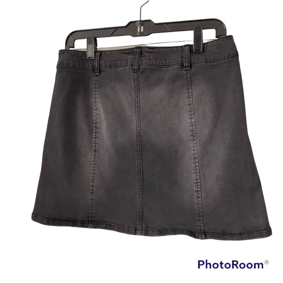 Alter'd State Black Denim Mini Skirt - Picture 4 of 8